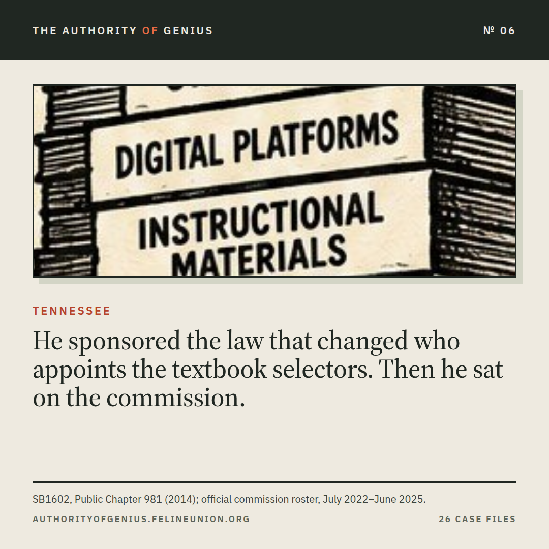 Stacks labelled Standards, Digital Platforms, Instructional Materials and Teacher Resources, from the editorial poster.